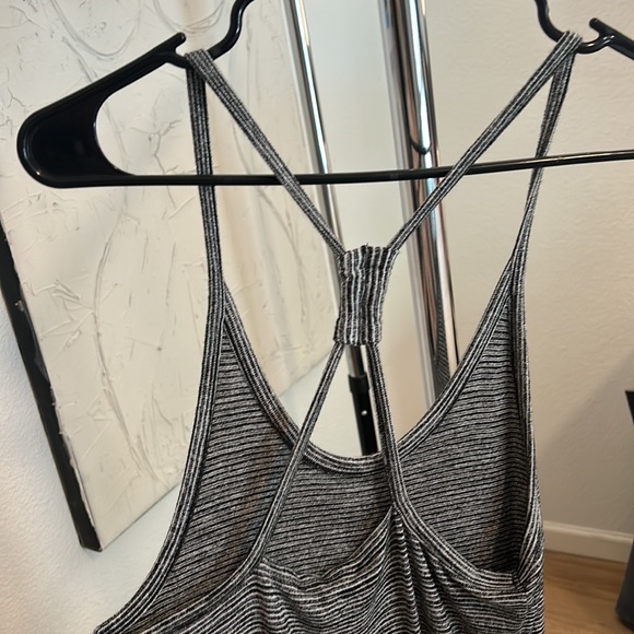 Black white and grey striped mud length maxi. Tag still on.  Size XS - Picture 3 of 4